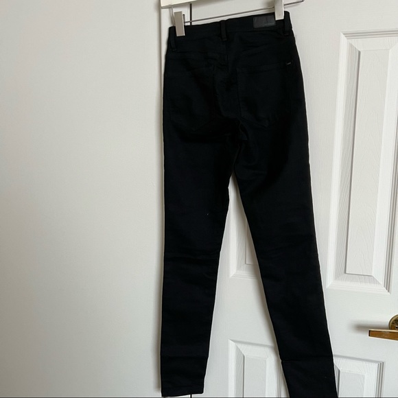 High Waisted Black Jeggings Size 00 - Picture 7 of 9